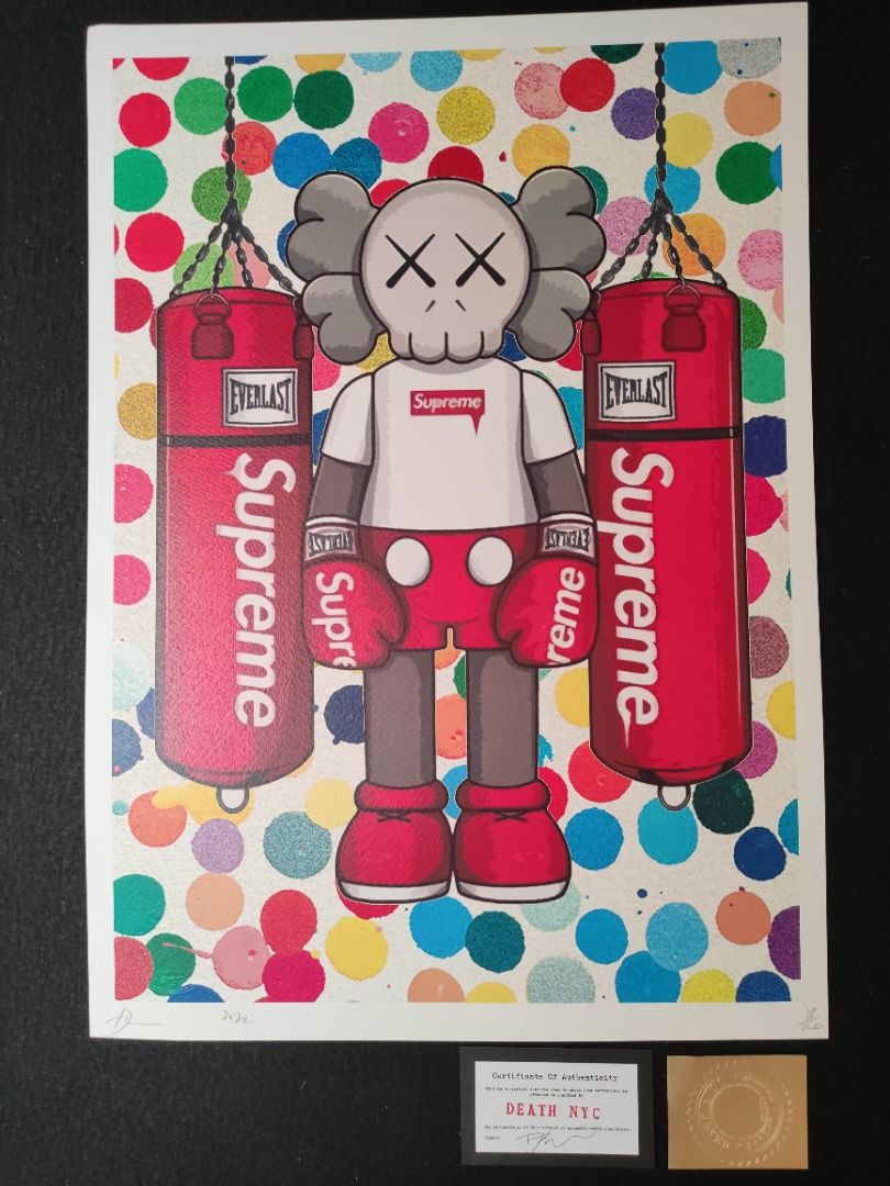 DEATH NYC 世界限定100枚KAWS カウズCOMPANION Damien Hurst ダミアン