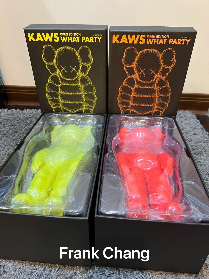 KAWS What Party Vinyl Figure 黃橘潮流藝術米其林公仔, 興趣及遊戲
