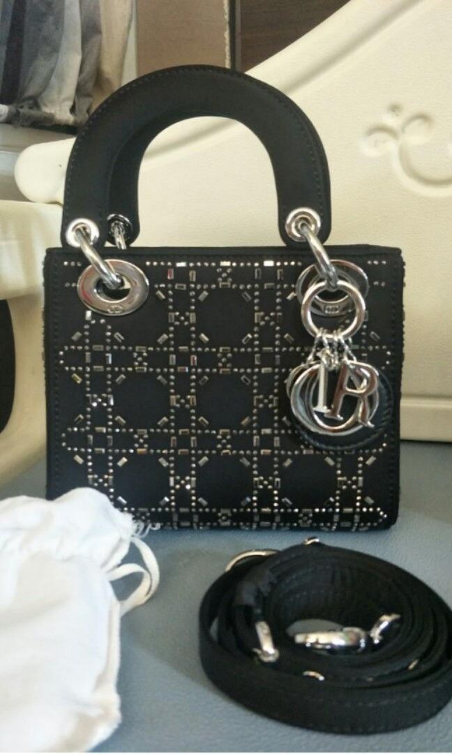 Lady Dior Swarovski Bag, Luxury, Bags & Wallets On Carousell