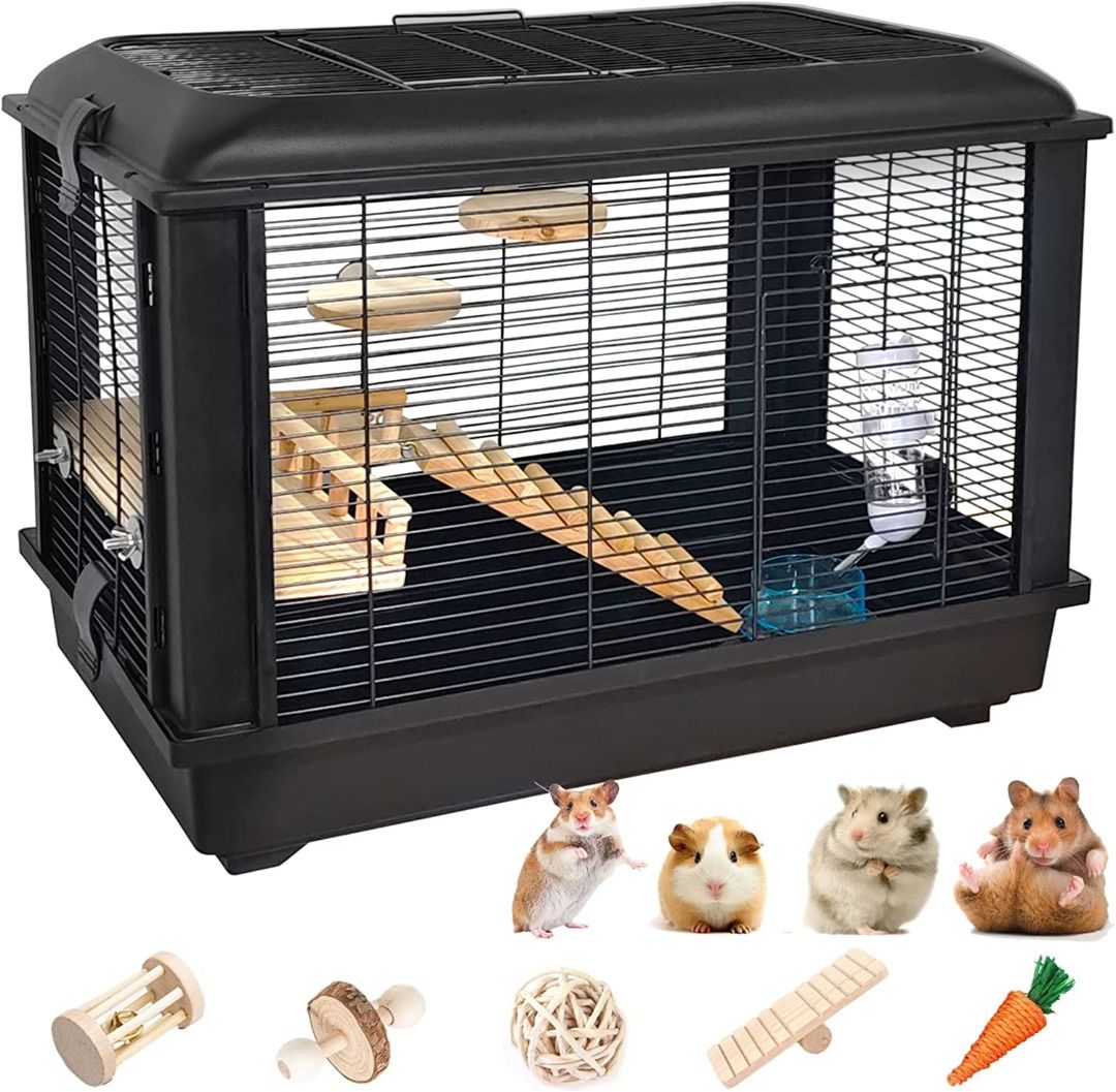 Large Hamster Cages and Habitats Set Cool Small Animals Cage for