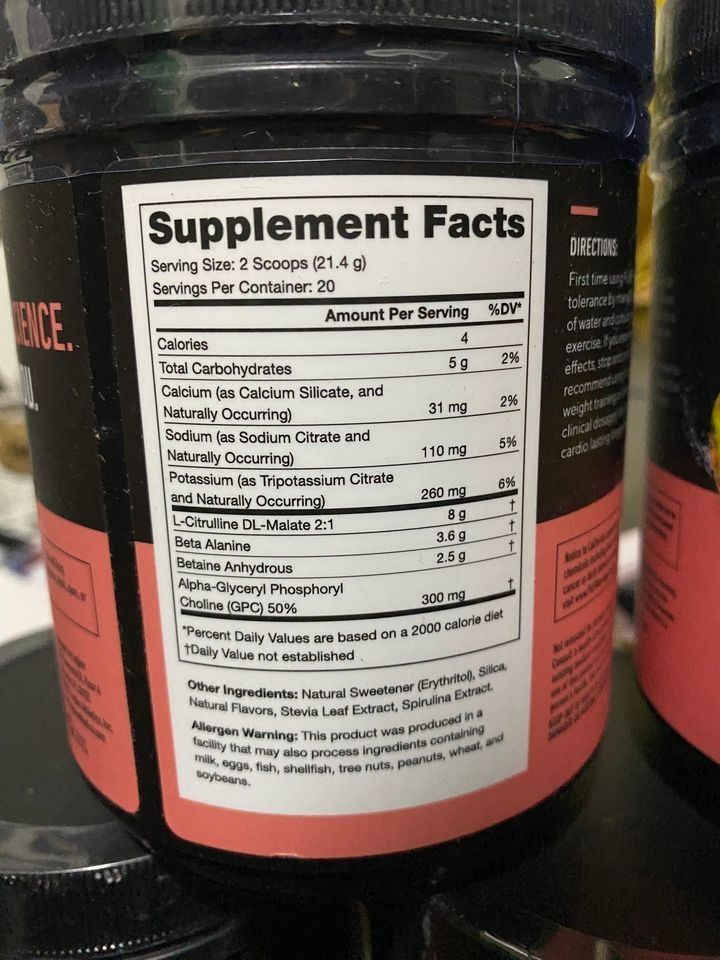 Legion pulse caffeine free pre workout on carousell