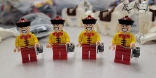 清朝御林軍帶刀侍衛積木人仔(可與lego配合)