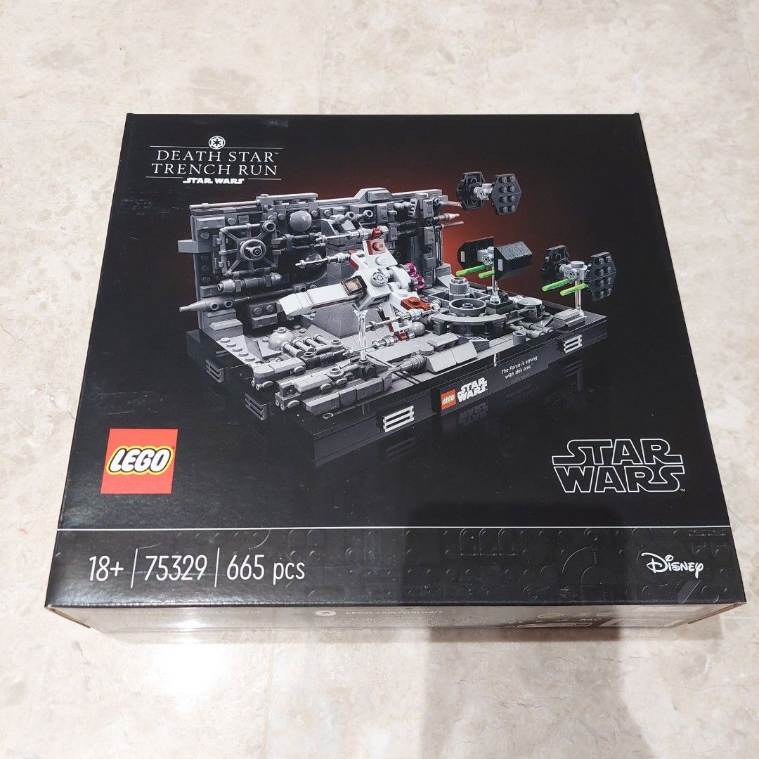 LEGO 75329 Star Wars Death Star Trench Run Diorama, Hobbies & Toys ...