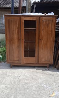 Lemari 3 Pintu Jati Tua Kering