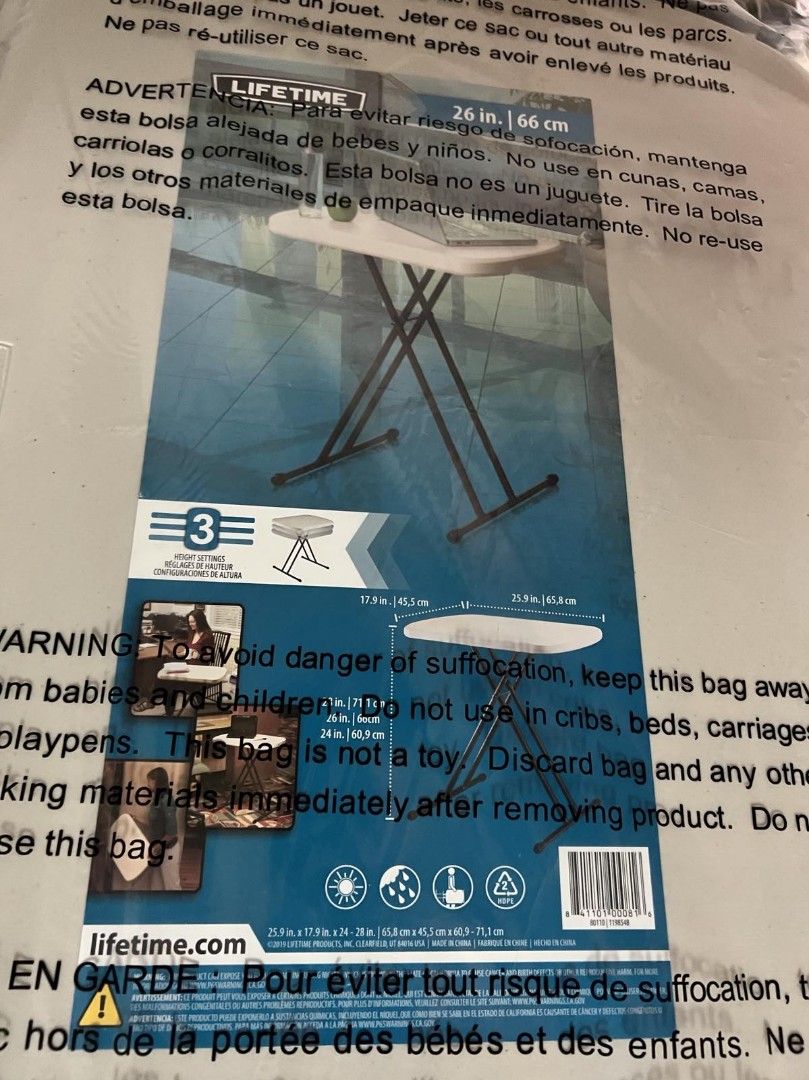 Lifetime Table, Furniture & Home Living, Furniture, Tables & Sets on