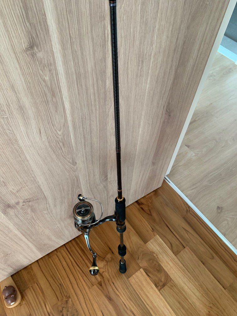 Light jigging setup major craft NP Jack 63L/LJ with daiwa luvias