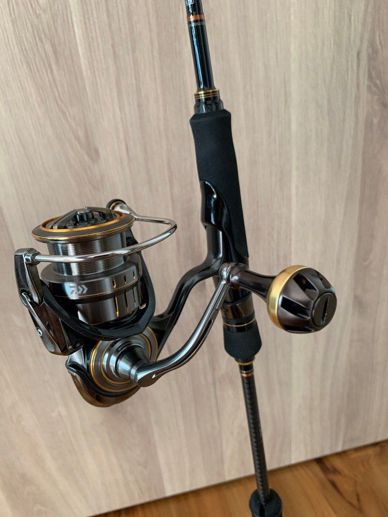 Light jigging setup major craft NP Jack 63L/LJ with daiwa luvias