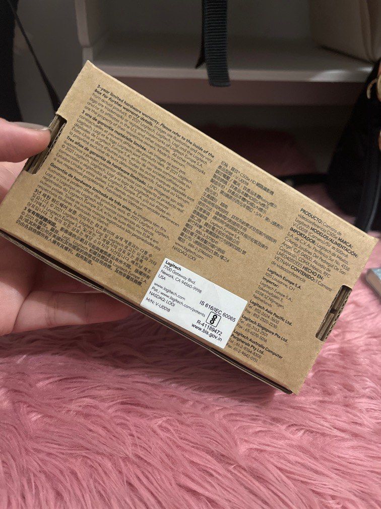 Logitech C505e Webcam (unused/unopened) (Category: Webcams) located in Makati City. Submitted by ennaira_16 (Listing ID 1225769254, Image 2). Description: Unopened item RFS no longer needed.
