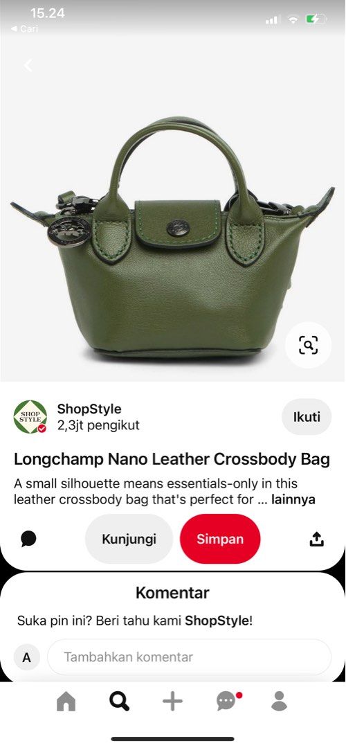 Longchamp XS Le Pliage Filet Top Handle Net Bag - ShopStyle