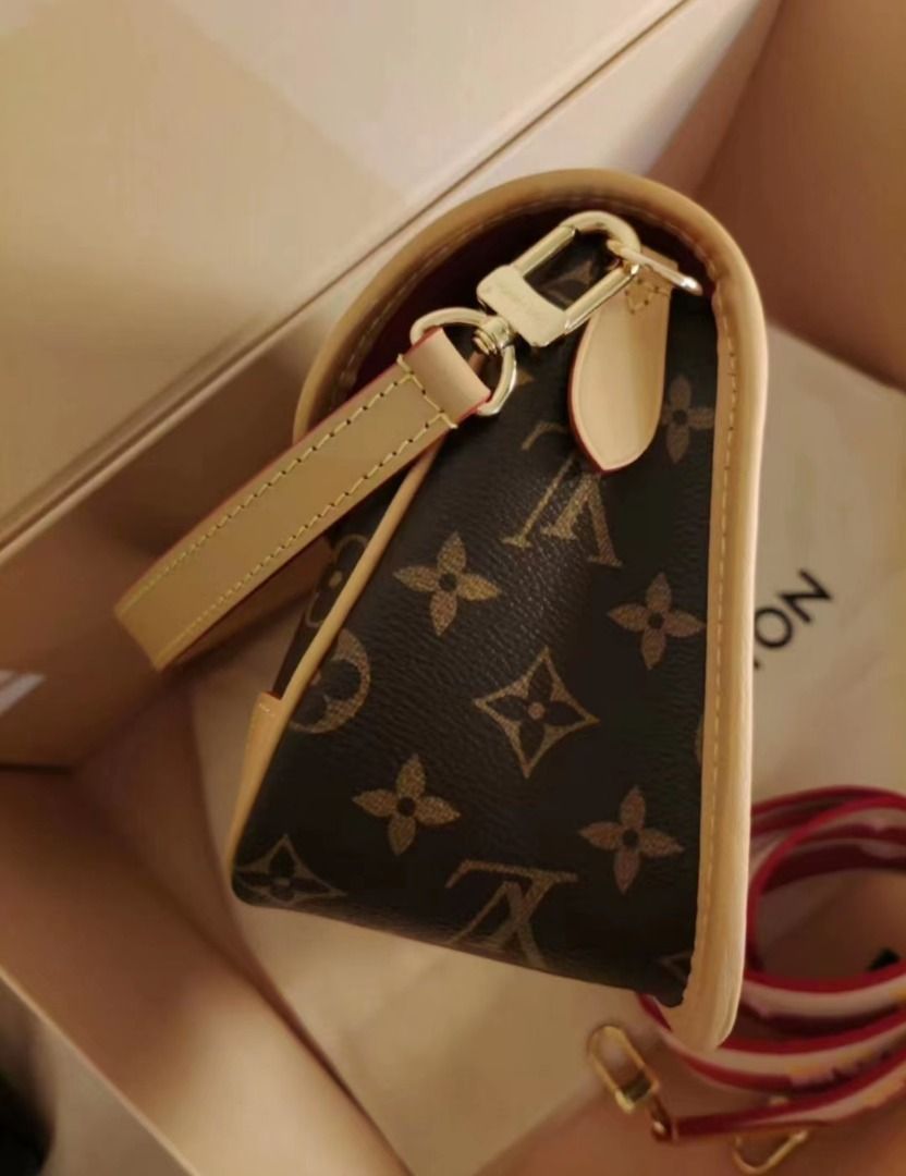 Louis Vuitton - Diane Satchel Bag - Bicolore Tourterelle Creme - Monogram Leather - Women - Luxury