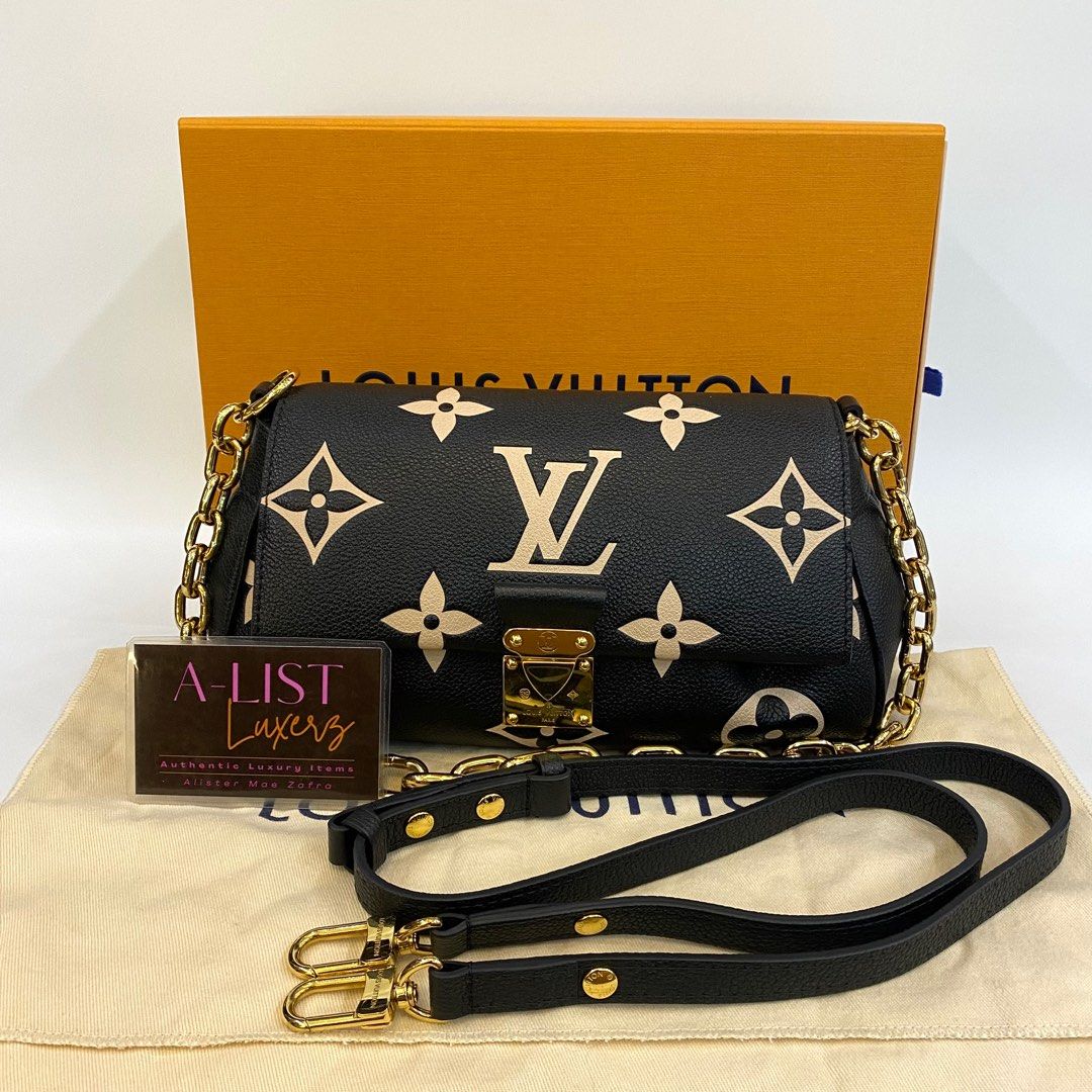 LV Loouis Vuitton New Favorite Empreinte Black, Luxury, Bags & Wallets on  Carousell