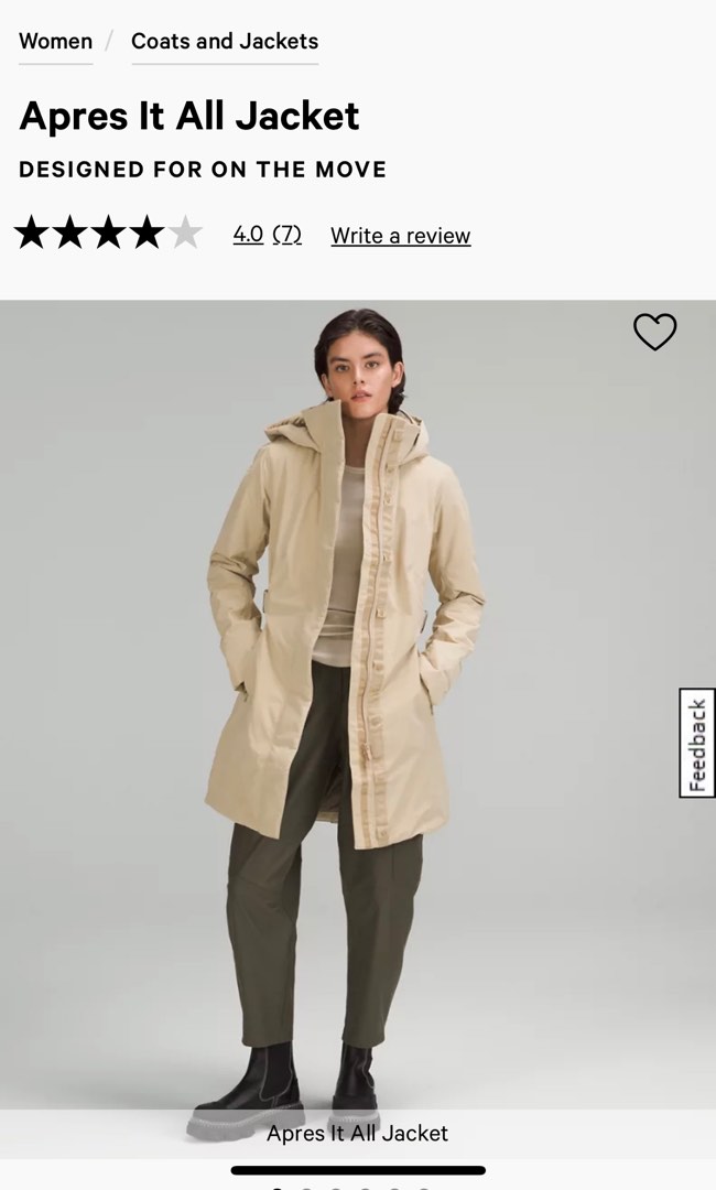 Lululemon Apres it All Jacket, Women's Fashion, Coats, Jackets and  Outerwear on Carousell
