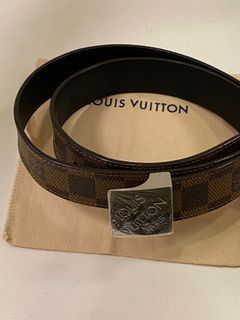 Louis Vuitton Damier graphite belt size 32-34, Men's Fashion, Watches &  Accessories, Belts on Carousell