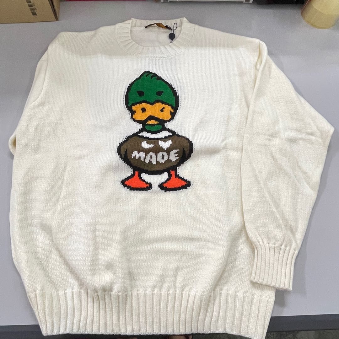LV Long Sleeves Duck Knitted Sweater, Luxury, Apparel on Carousell
