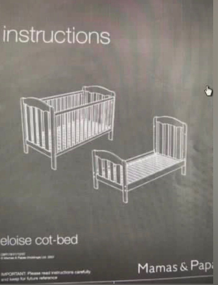 Mamas and papas eloise cot bed hot sale