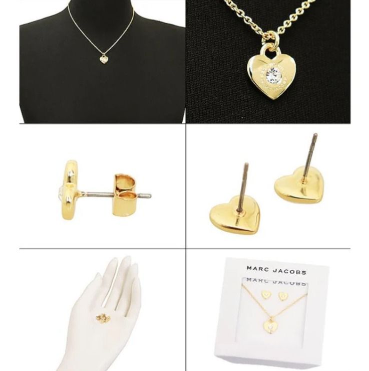 Marc jacobs heart necklace store