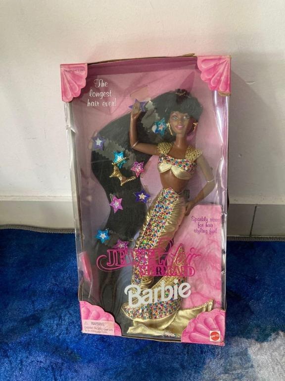 Jewel hair mermaid barbie african american new arrivals