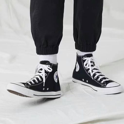 Mens black hi top converse 2025