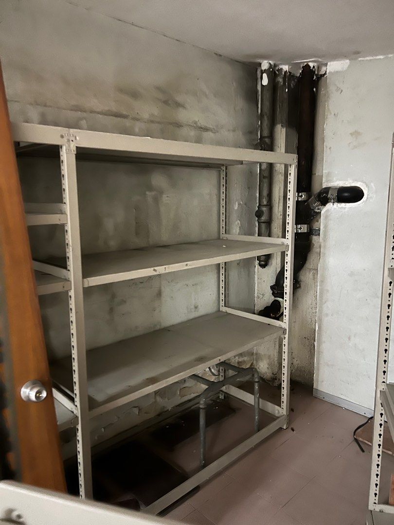 Metal Rack Adjustable Height Rack 4 Tier, Furniture & Home Living ...