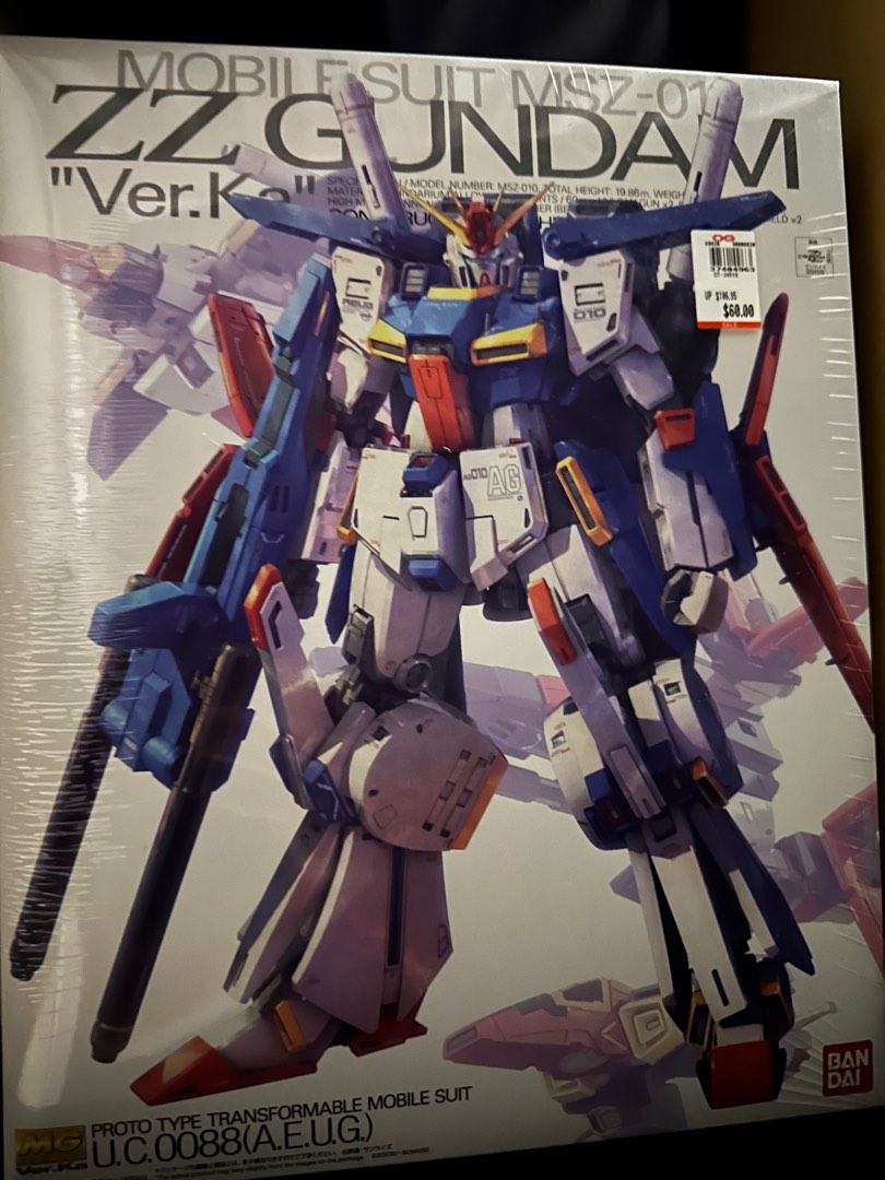 MG ZZ gundam ver ka, Hobbies & Toys, Toys & Games on Carousell