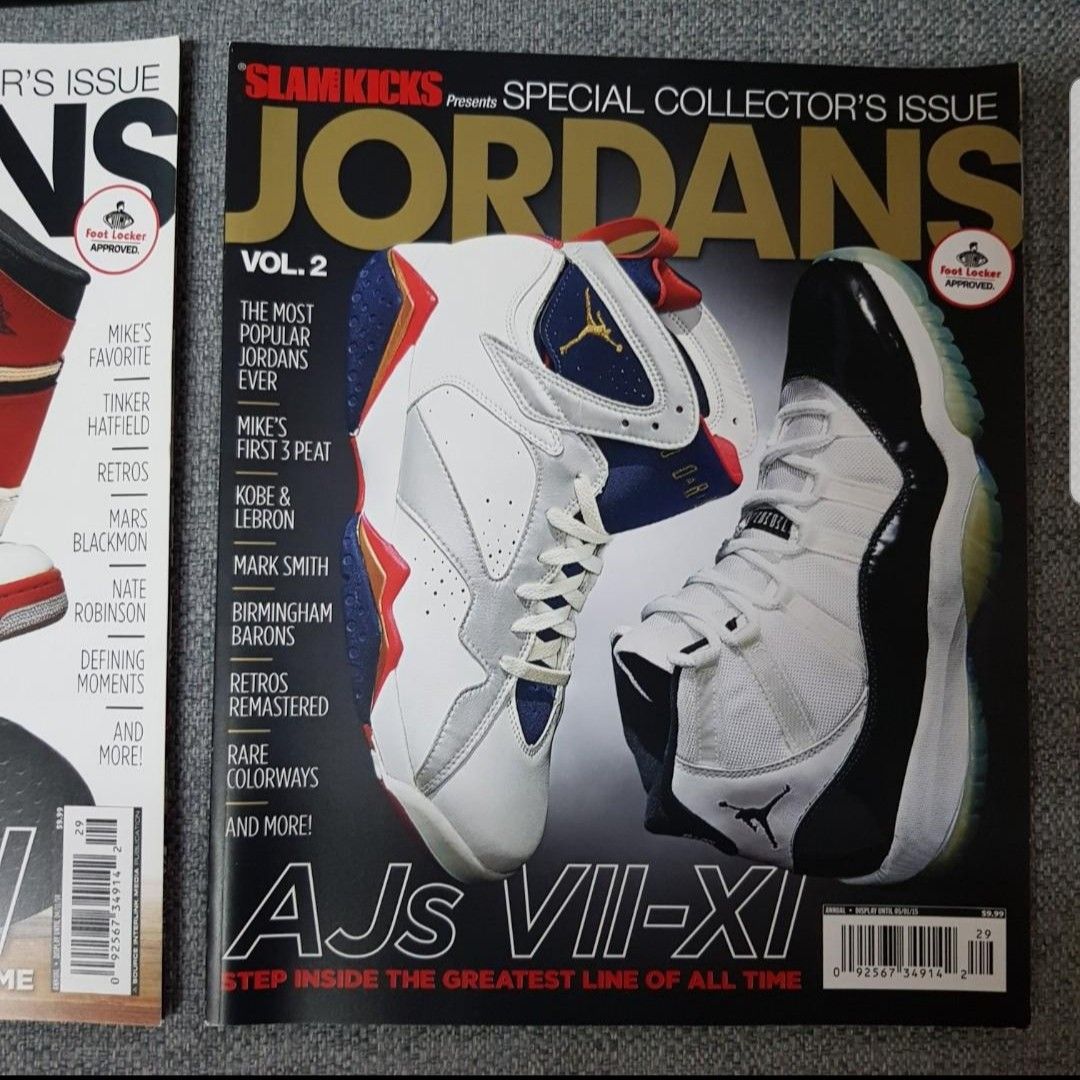 Michael Jordan (Category: Magazines) located in Manila. Submitted by mike42leviste (Listing ID 1225879600, Image 3). Description: For sale: 3 magazines for ₱4,000 1. SLAM KICKS Presents Special Collector's Issue JORDANS Vol.1 (AJs I-VI) Publication date: 2014 2. SLAM KICKS Presents Special Collector's Issue JORDANS Vol.2 (AJs VII-XI) Publication date: 2015 3. Newsweek Special Edition JORDAN (30 Years) Publication date: 2014 All 3 magazines are Mi