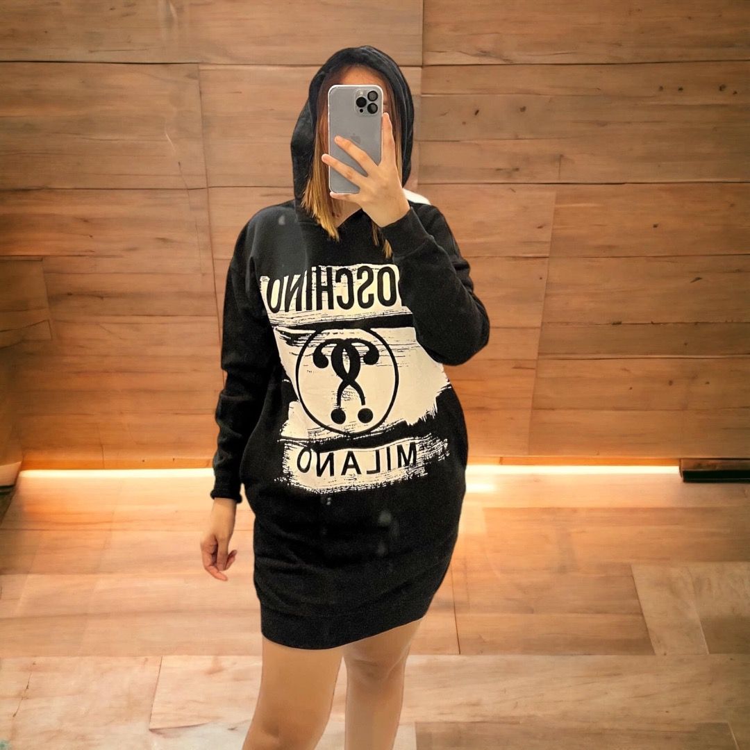 MOSCHINO HOODIE DRESS Luxury Apparel on Carousell