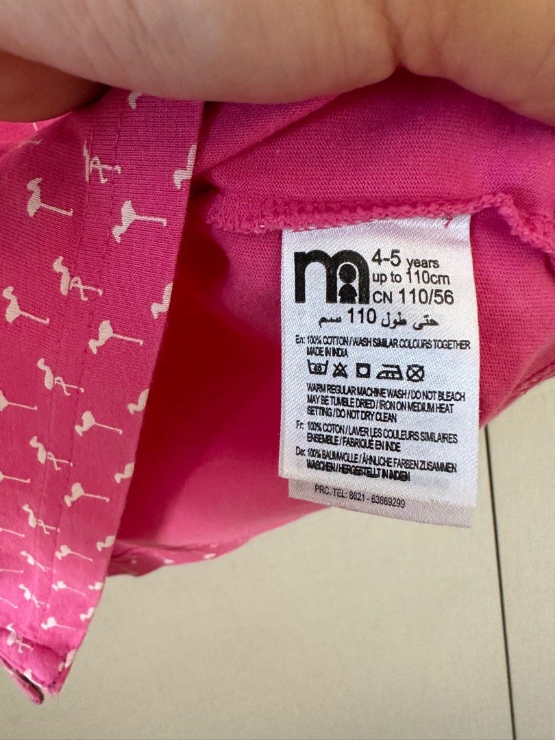Mothercare Pink Flamingo Swimsuit