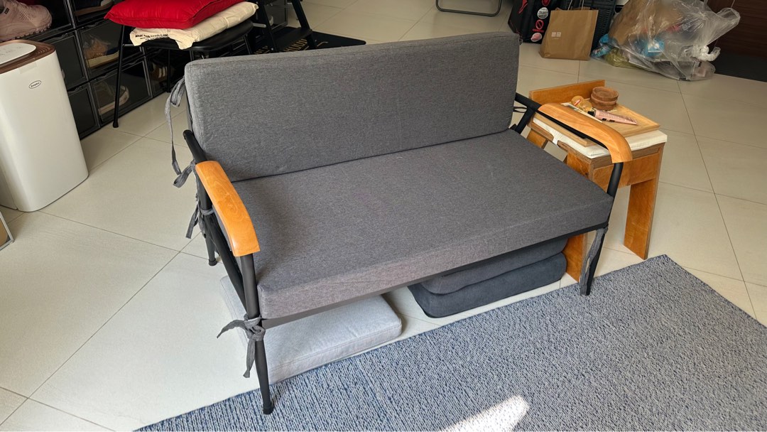 Muji recliner set + 2 seater + Chair, Furniture & Home Living