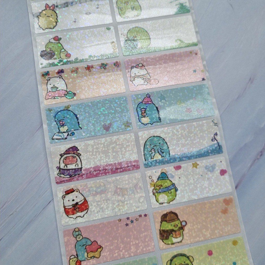 Name Stickers waterproof, Hobbies & Toys, Stationery & Craft, Art