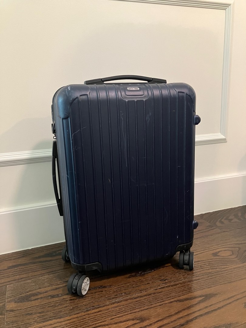 Navy Blue Rimowa Carry on Salsa for sale! on Carousell