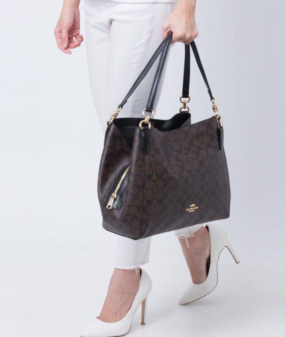 Coach hallie hotsell shoulder bag