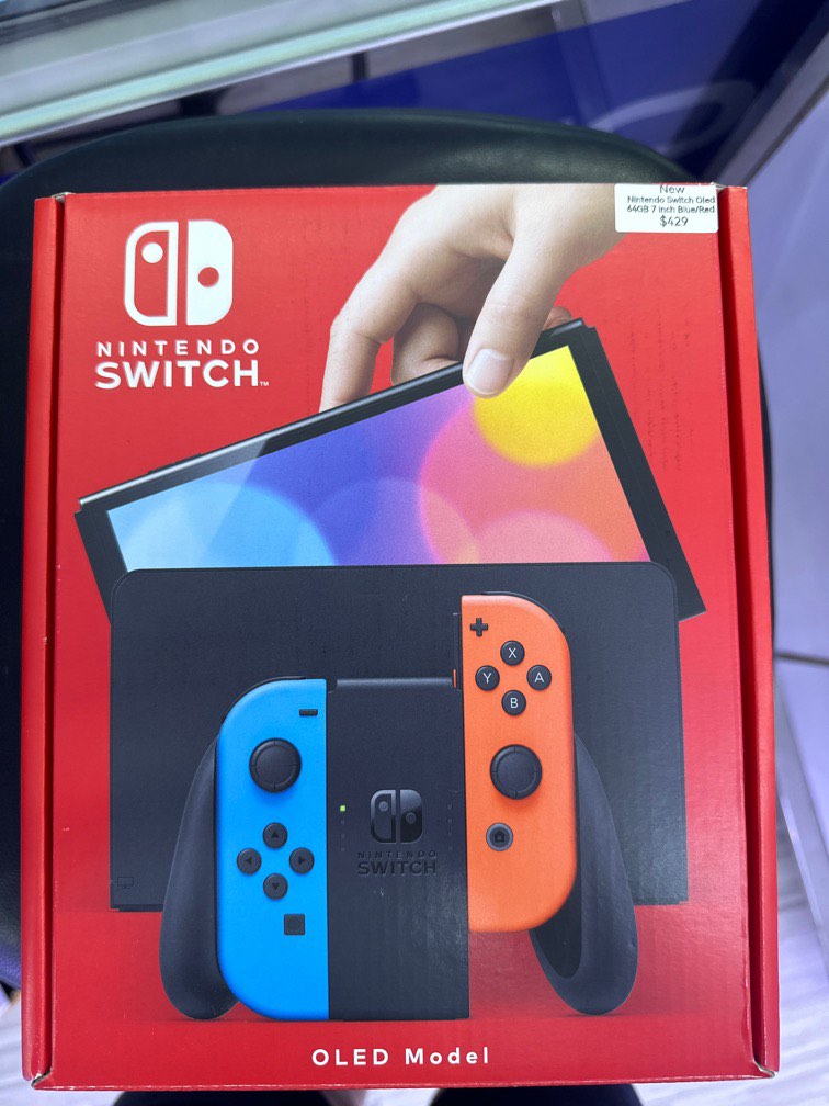 (Update 11 May) New Nintendo Switch OLED 64GB Neon (Sealed & Non