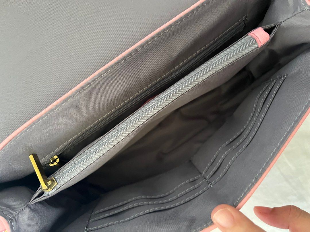 NEW Original Fossil Jasmine bag in blush pink, Women's Fashion, Bags