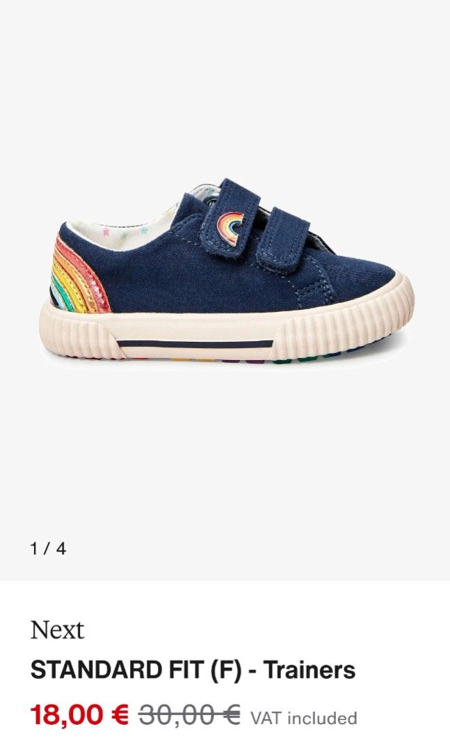 Next navy blue rainbow sneaker shoes Babies Kids Babies Kids