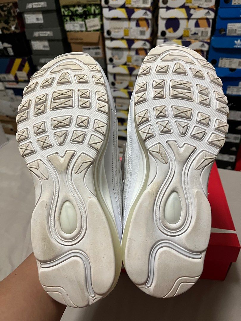 Nike 98 triple white hot sale