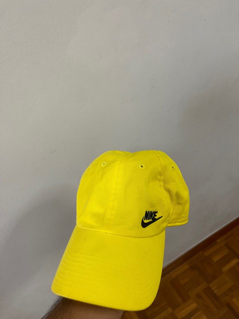 yellow nike dad hat