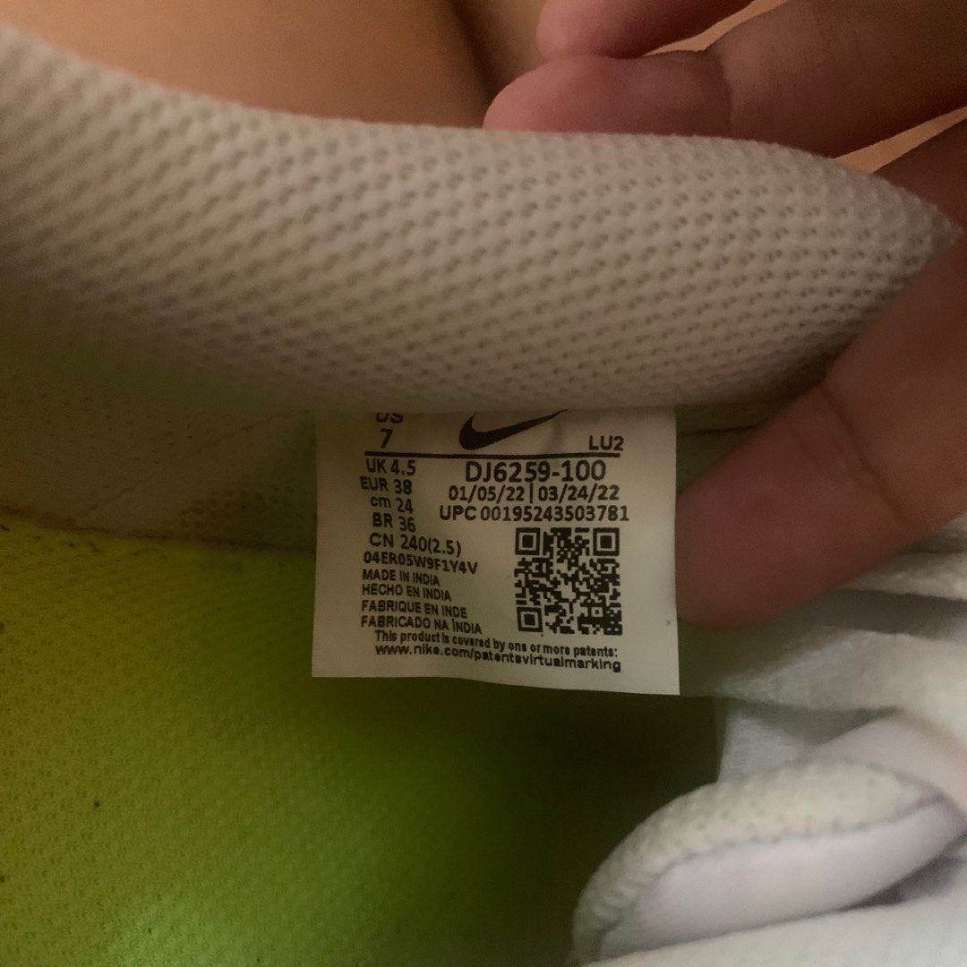 Nike court vision canvas on Carousell