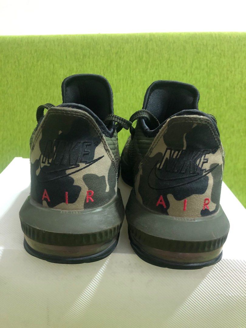 Nike lebron 16 como green army Fesyen Pria Sepatu Sneakers di