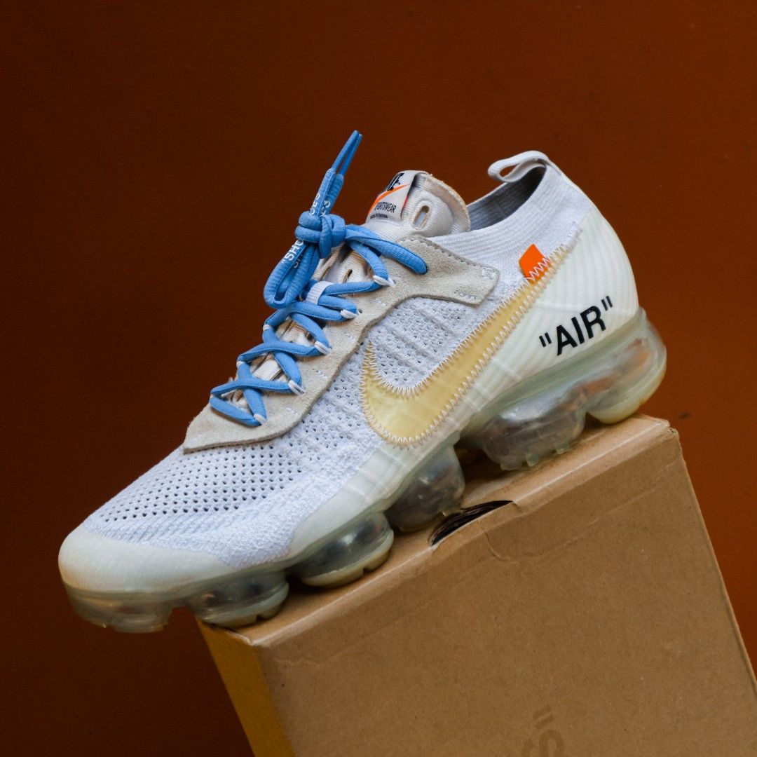 Nike off white vapormax yellow on sale