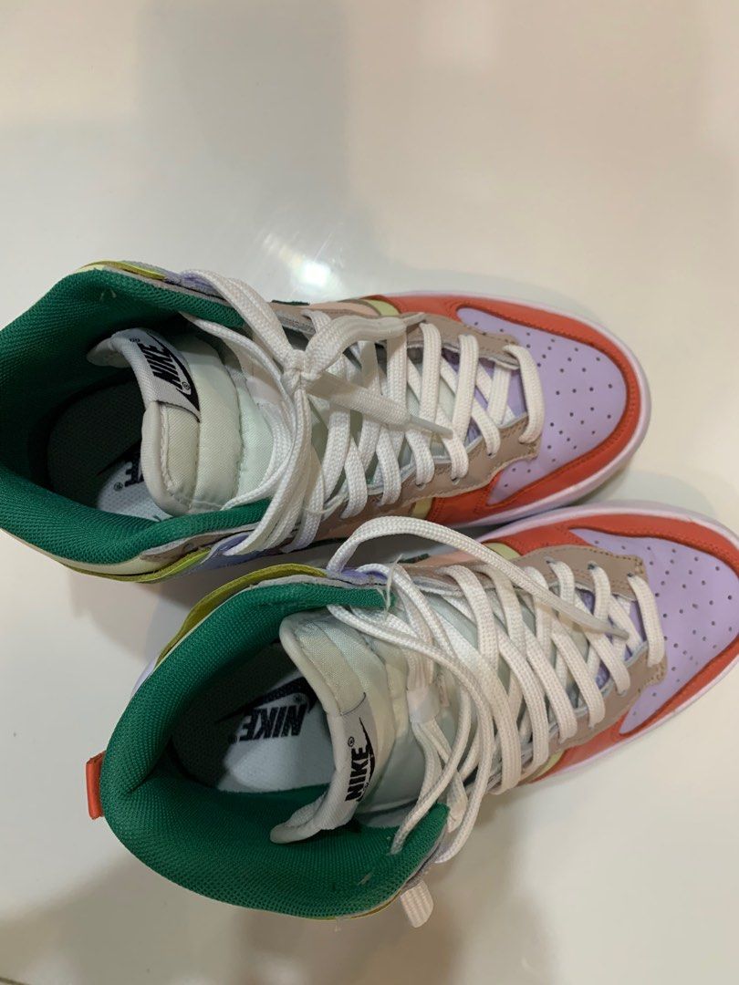 nike dunk high up pastel