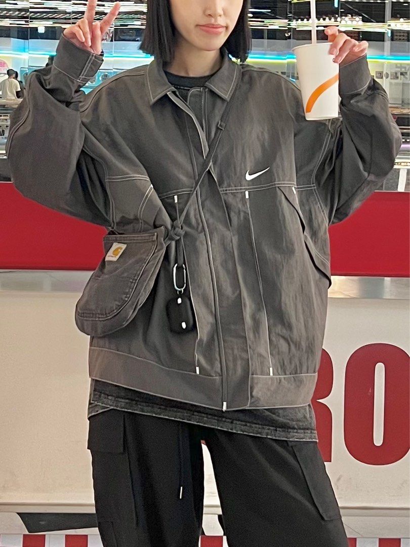 Nike w deals nsw wvn jkt