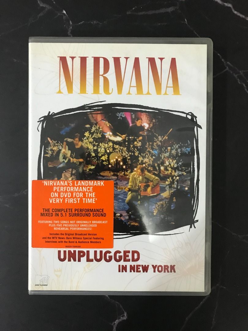 Nirvana MTV Unplugged In New York DVD, Hobbies & Toys, Music & Media