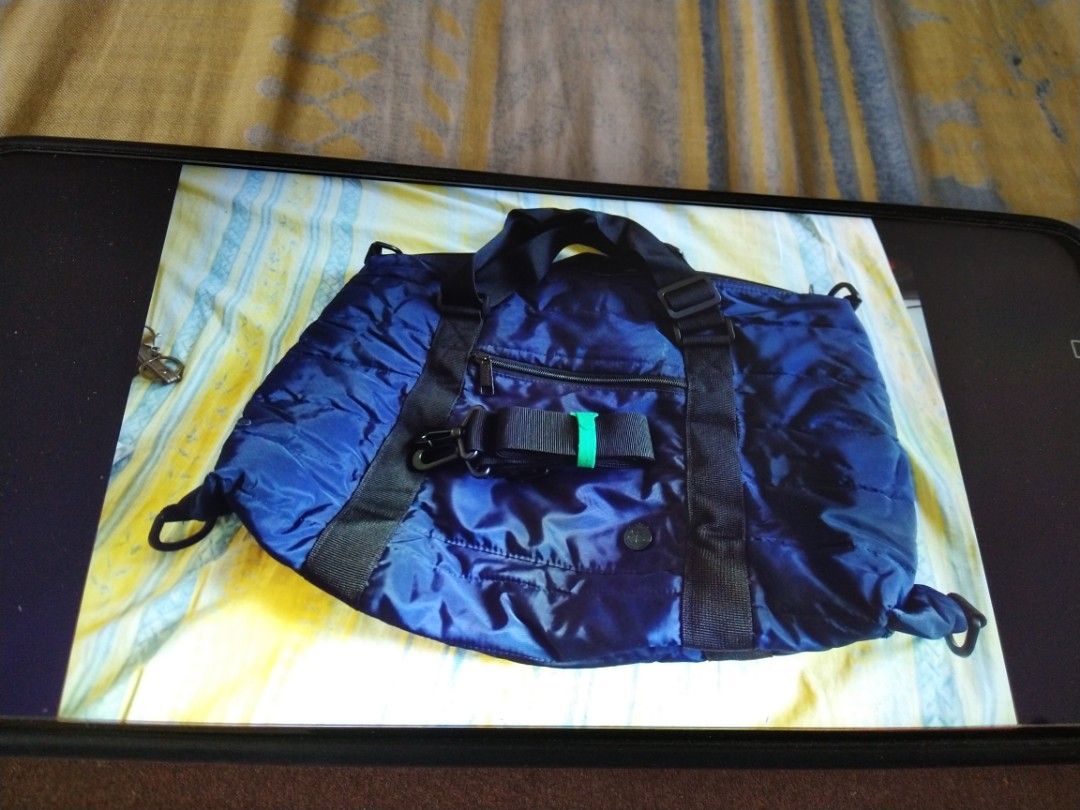 Nylon quilted foldable bag, Men's Fashion, Bags, Sling Bags on Carousell