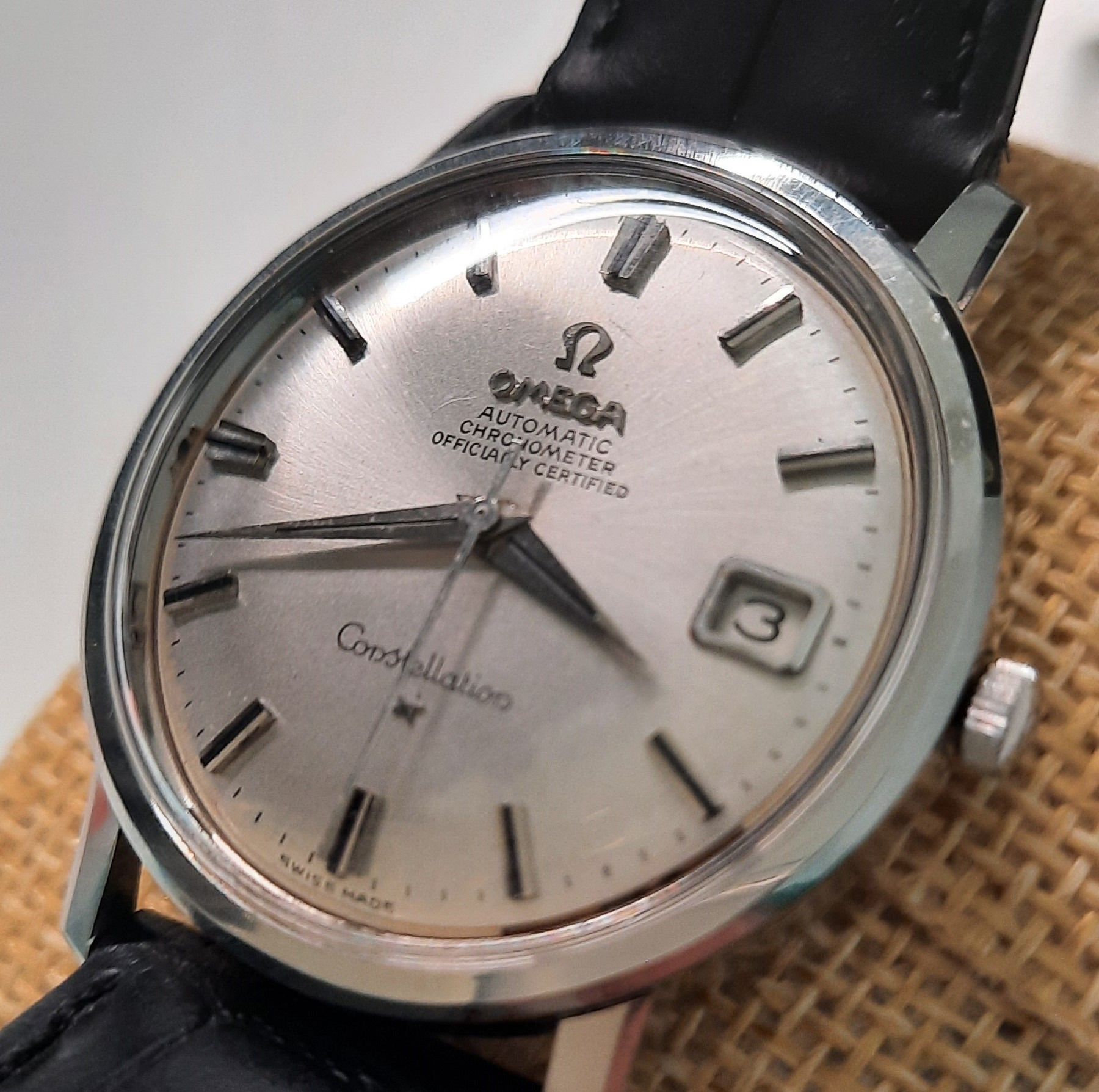 Omega Constellation Vintage Silver Dial Dauphine Hands