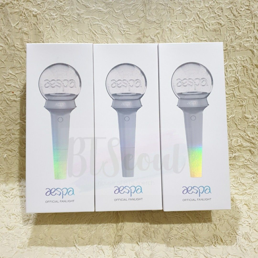 ON HAND aespa Official Light Stick aespa bong lightstick sealed