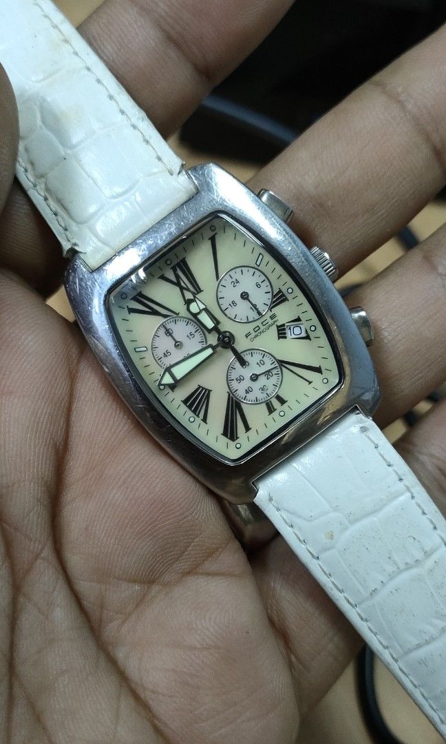 Original Foce chronograph mother of pearl Women s Fashion