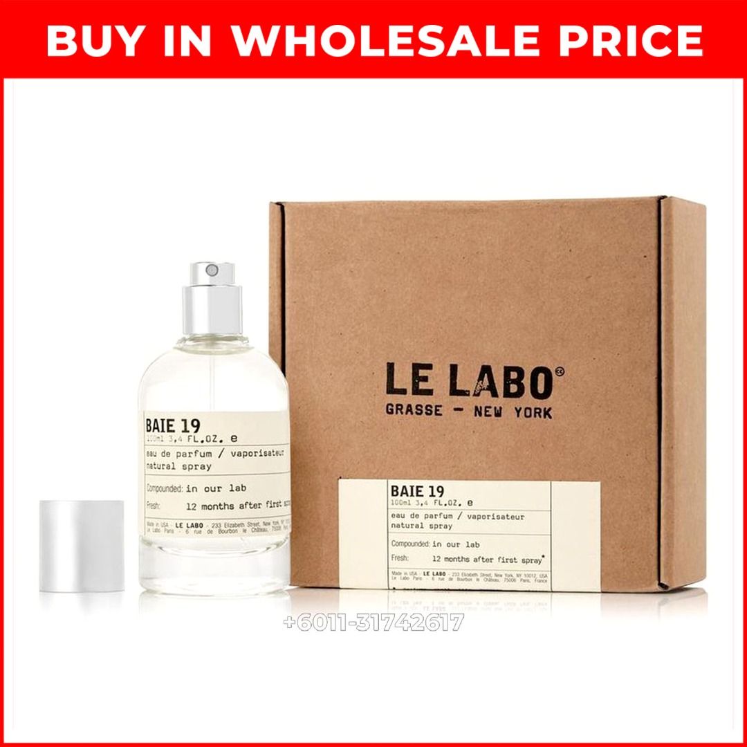 ORIGINAL] LE LABO BAIE 19 EDP 100ML FOR UNISEX, Beauty & Personal