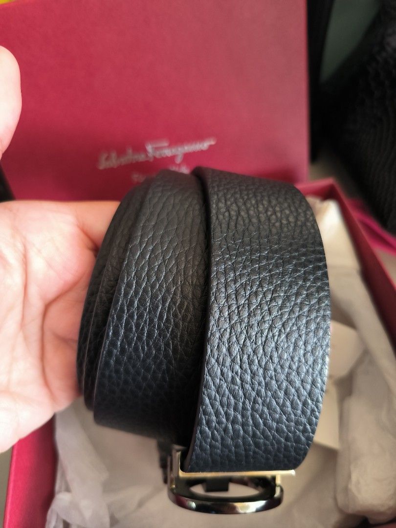 Salvatore Ferragamo Reversible Leather Gancini Belt Unboxing 