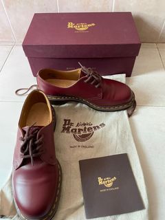 Oxblood 3 Eyelet Shoe Dr Martin Men s Fashion Footwear Boots