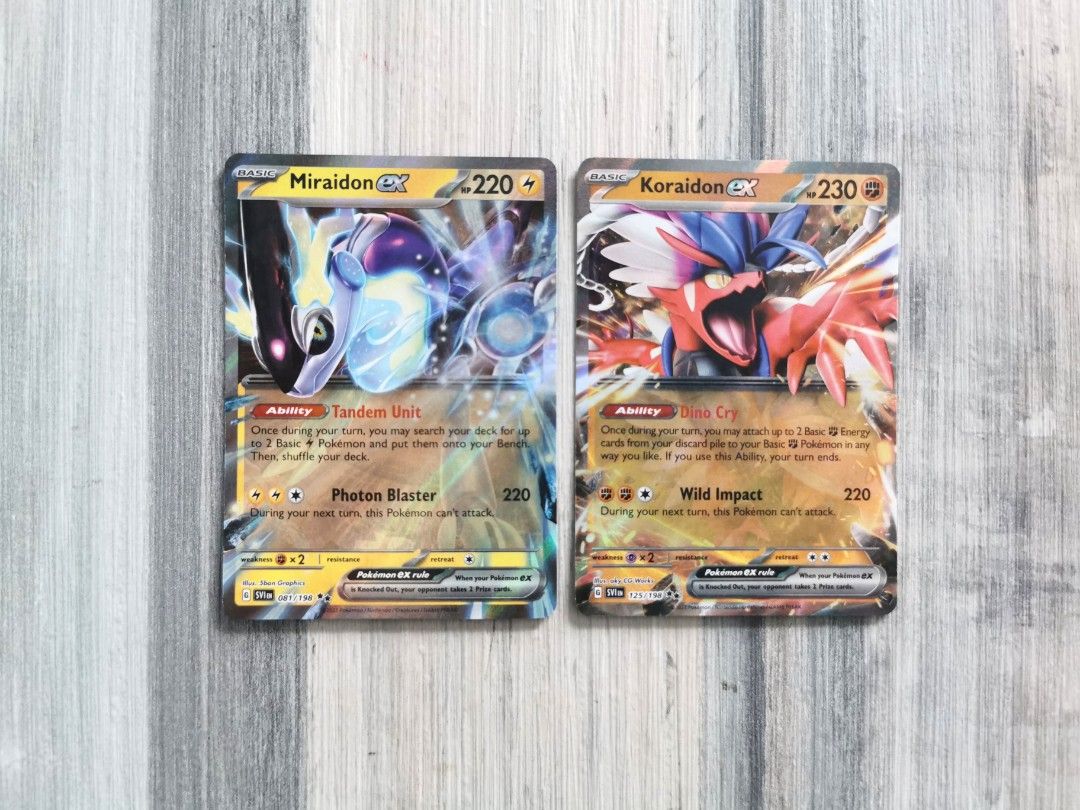 Pokemon Scarlet & Violet Miraidon EX Card 081/198